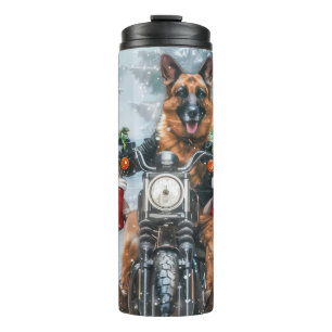 Bouteilles Isothermes Chien berger allemand équitation moto Noël