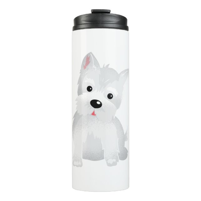 Bouteilles Isothermes Chien de Westie (Devant)