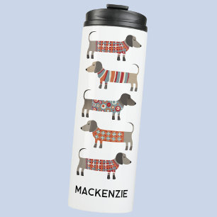 Bouteilles Isothermes Chien saucisson de Francfort Dachshund personnalis