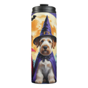 Bouteilles Isothermes Chiens Airedale Terrier Citrouille Halloween Funny