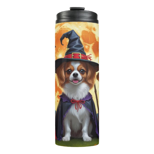 Bouteilles Isothermes Chiens de Papillon Citrouille Halloween Funny (Devant)