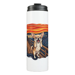 Bouteilles Isothermes Chihuahua hurlant Chien hurle Pont_1