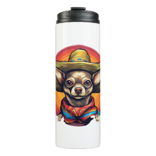 Bouteilles Isothermes Chihuahua Mexique Cinco de Mayo Funny Chien