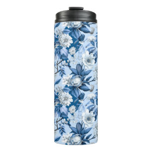 Bouteilles Isothermes Chinoserie bleu et blanc Série Design 3