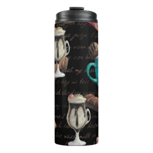 Bouteilles Isothermes Chocolat dessert bonbons script de cacao chaud