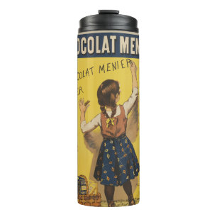 Bouteilles Isothermes Chocolat Menier Petite fille Mur écriture