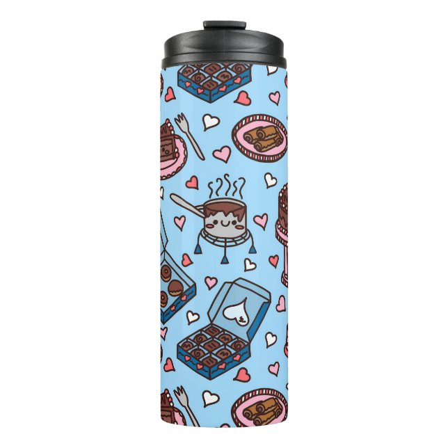 Bouteilles Isothermes Chocolate lover cute (Devant)