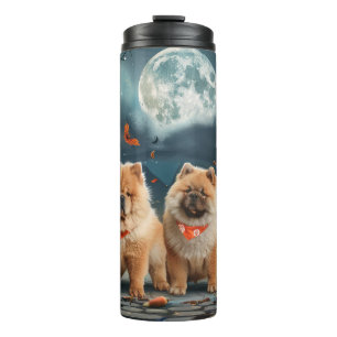 Bouteilles Isothermes Chow Chow Halloween Éffrayant