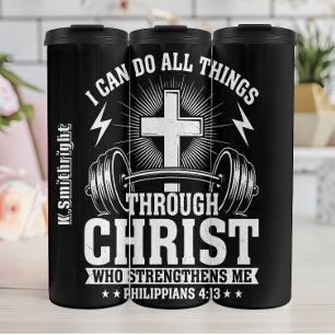 Bouteilles Isothermes Christ me renforce Philippiens Graphic