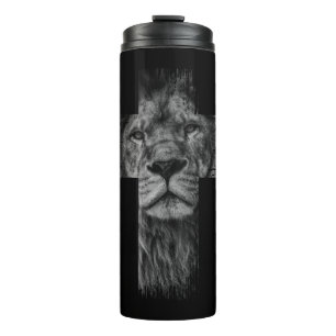Bouteilles Isothermes Christian Jésus Lion de Tribe Juda Croix Cadeau po