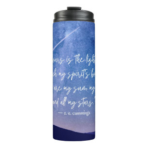 Bouteilles Isothermes Citation de Stars romantiques Cummings
