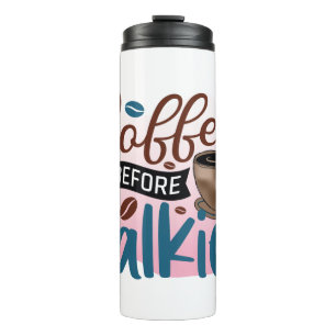 Bouteilles Isothermes Citations amusantes de café Humour pour les amateu