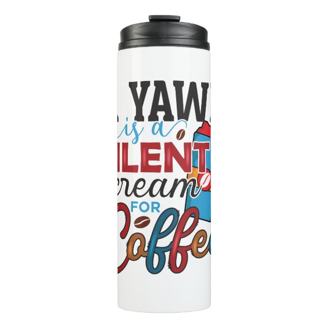 Bouteilles Isothermes Citations amusantes de café Humour pour les amateu (Devant)