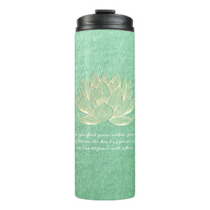Bouteilles Isothermes Citations de l'instructeur de méditation Lotus Yog