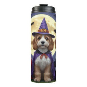 Bouteilles Isothermes Citrouille de chien Cockapoo Halloween drôle