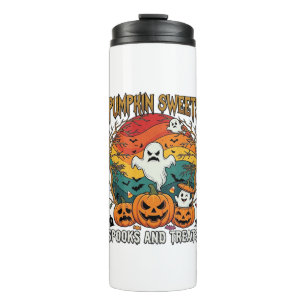 Bouteilles Isothermes Citrouille Sucreries Fantômes Friandises Halloween