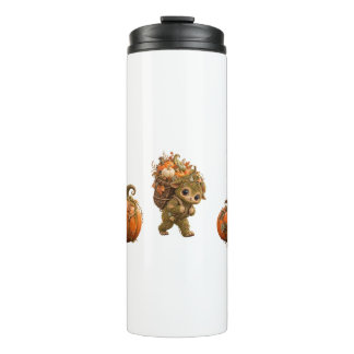Bouteilles Isothermes Citrouille Tumbler de Sprite de Forêt Mignon
