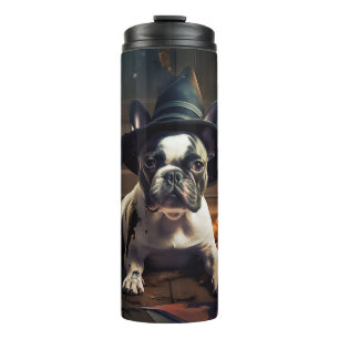 Bouteilles Isothermes Citrouilles d'Halloween effrayantes de Bouledogue 