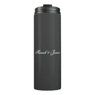 Bouteilles Isothermes Clair Elégant Minimaliste Moderne Noms Calligraphi