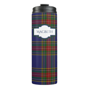Bouteilles Isothermes Clan MacBeth Tartan Tumbler thermique personnalisé
