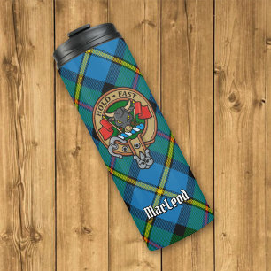 Bouteilles Isothermes Clan MacLeod Crest sur la chasse Tartan