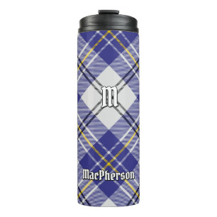 Bouteilles Isothermes Clan MacPherson Robe Bleue Tartan Tumbler Thermal