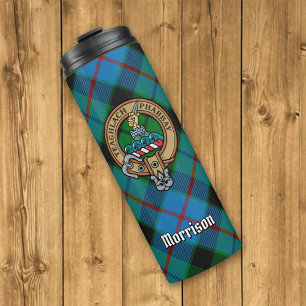 Bouteilles Isothermes Clan Morrison Crest sur la chasse Tartan