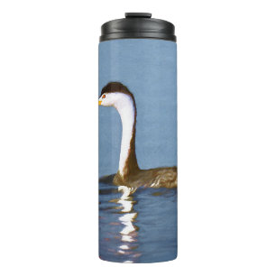 Bouteilles Isothermes Clark's Grebe Painting - Art original pour les ois