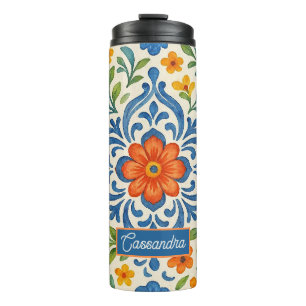 Bouteilles Isothermes Classic Ethnic Méditerranéen Floral Art Motif