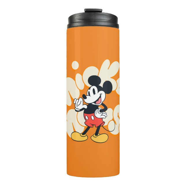 Bouteilles Isothermes Classic Mickey Mouse Bubble Letter Name Graphic (Devant)