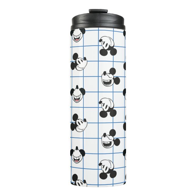 Bouteilles Isothermes Classic Smiling Mickey Mouse Grid Pattern (Devant)
