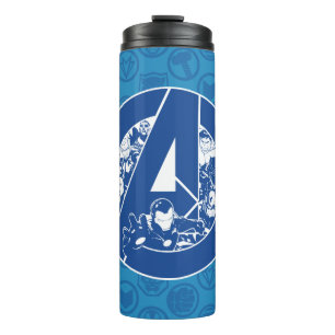 Bouteilles Isothermes Classique Avengers   Avengers Outlines In logo
