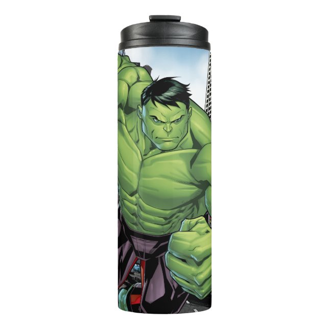 Bouteilles Isothermes Classique Avengers | Charge de Hulk (Devant)