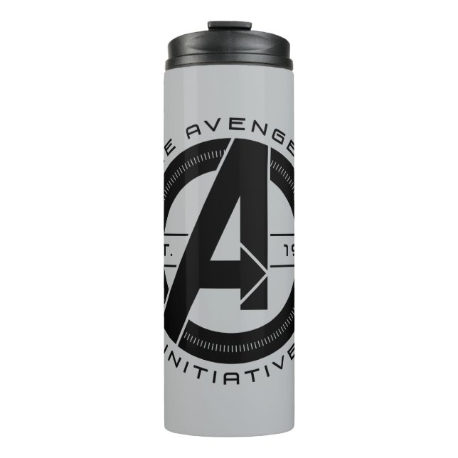 Bouteilles Isothermes Classique Avengers | Logo de lentilles de l'initia (Devant)