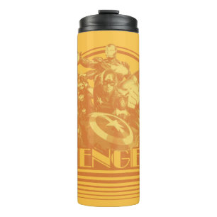 Bouteilles Isothermes Classique Avengers   Retro Avengers Sunset Graphic