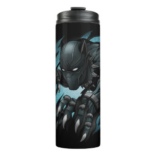 Bouteilles Isothermes Classiques Avengers   Black Panther déchirant tout