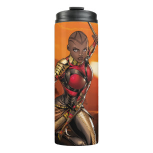 Bouteilles Isothermes Classiques Avengers Okoye bondissant avec sa lan