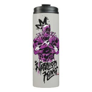 Bouteilles Isothermes Classiques des Avengers Black Panther Guerrier R