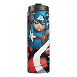 Bouteilles Isothermes Classiques des Avengers Captain America avec des