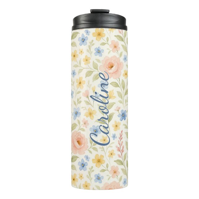 Bouteilles Isothermes Classy Shabby Chic Floral Motif (Devant)