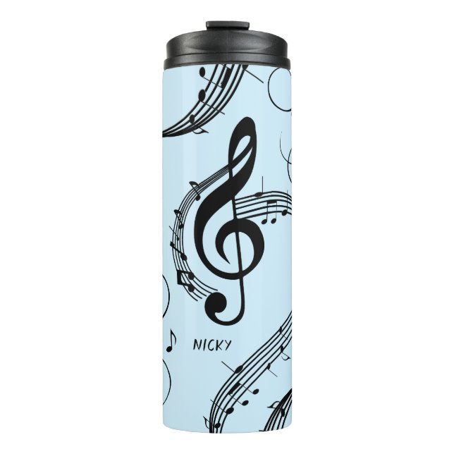 Bouteilles Isothermes Climacic G Clef Music Blue (Devant)