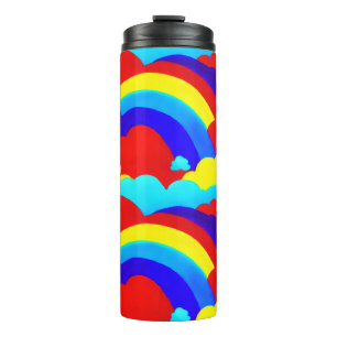 Bouteilles Isothermes Clouds arc-en-ciel colorés Enfants Motif