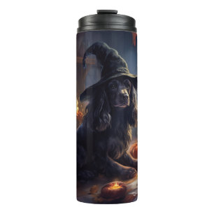 Bouteilles Isothermes Cocker Spaniel Citrouilles Halloween effrayant