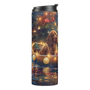 Bouteilles Isothermes Cocker Spaniel Noël Festive Voyage