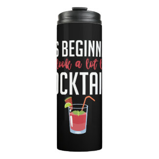Bouteilles Isothermes Cocktail bartender cadeau d'anniversaire noël