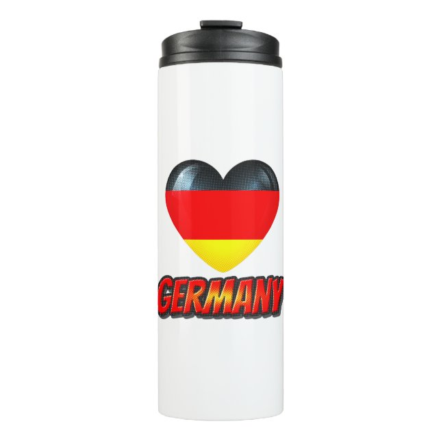Bouteilles Isothermes Coeur Allemagne (Devant)