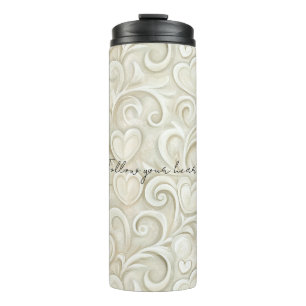 Bouteilles Isothermes Cœur de tourbillons Chic Romantique