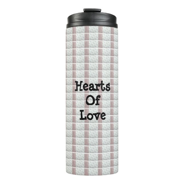 Bouteilles Isothermes Coeurs D'Amour (Devant)