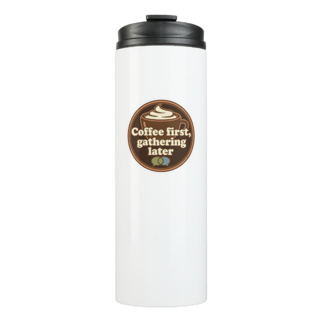 Bouteilles Isothermes Coffee Lover Daily Ritual Sticker (Devant)