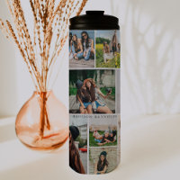 Collage de photos & monogramme